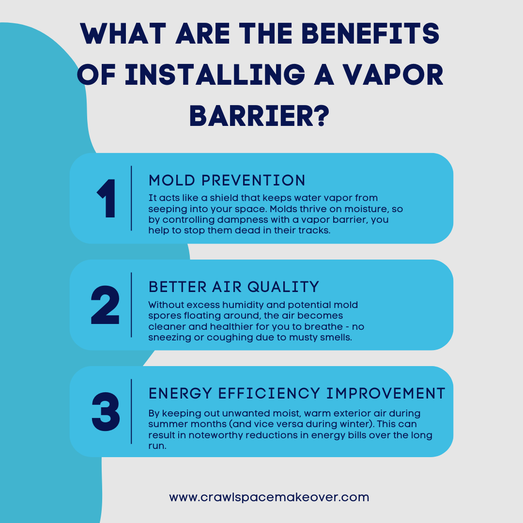 The Difference of Moisture Barriers and Vapor Barriers Explained Crawlspace Makeover